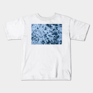 Abstract close-up of broken ice surface Kids T-Shirt